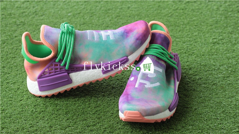 Pharrell x NMD Human Race Holi Festival Chalk Coral Fish Scale Boost